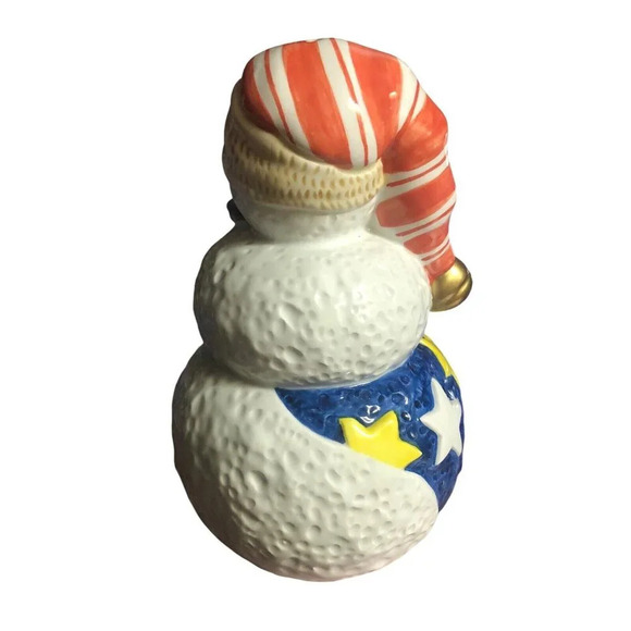 EPOCH Collection by Noritake E115 Mr Snowman Large Salt & Pepper Shakers Holiday - Picture 11 of 14